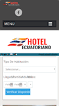 Mobile Screenshot of hotelecuatoriano.com